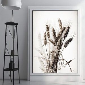 Weizen, Weizendruck, Weizen Wandkunst, Landhaus Druck, Landhaus, Bauernhaus, Getreide, Wanddruck, Wandkunst, Weizen Kunstdruck