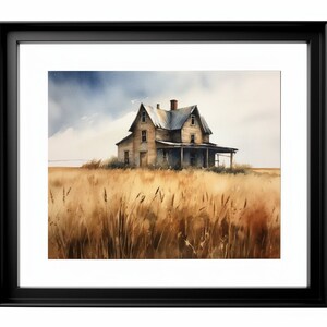 Cottage, Cottage Print, Cottage Wall Art, Wall Print, Wall Art, Cottage Art Print, Farmhouse, Farmhouse, Countryside, Countryside
