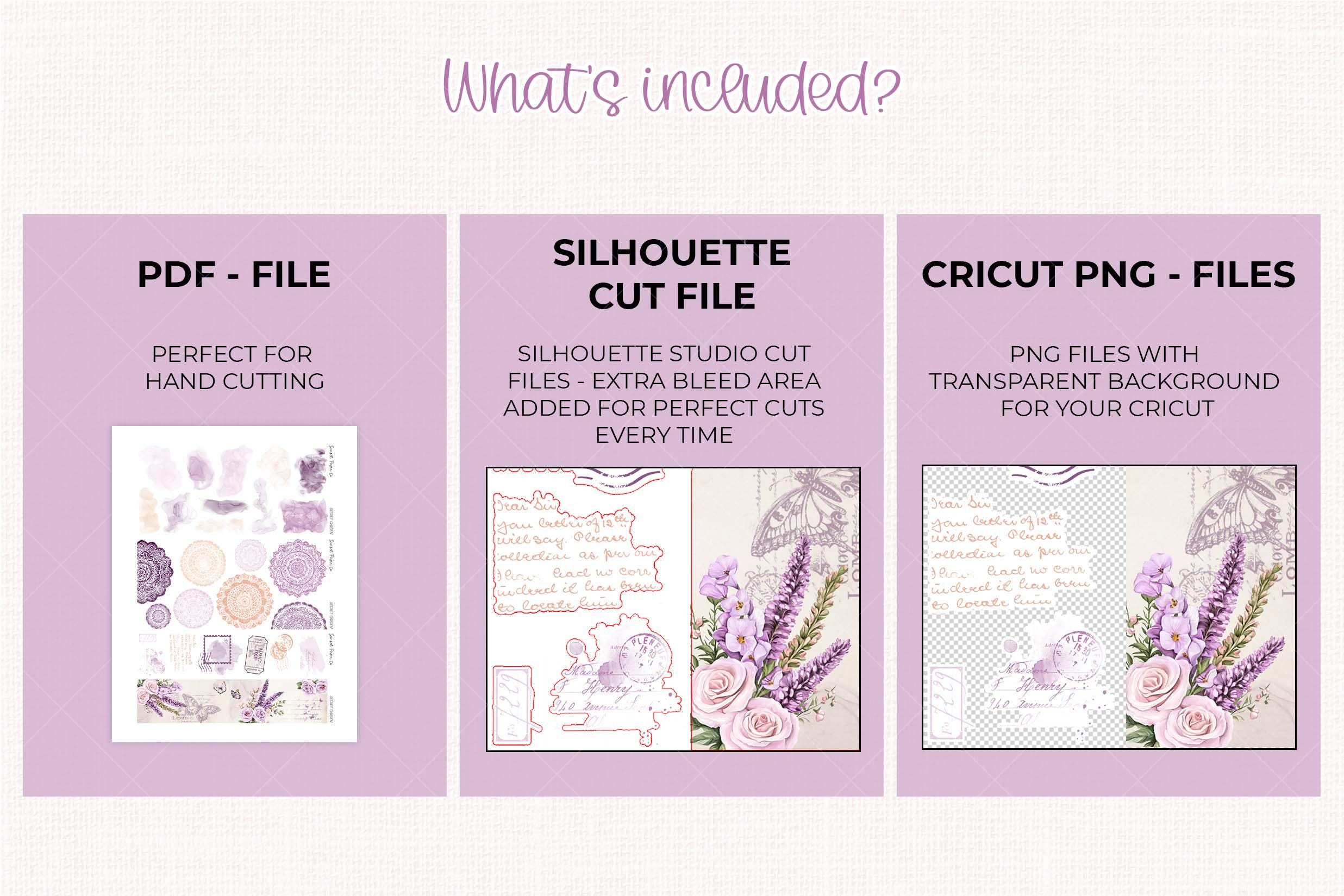 Secret Garden Layering Kit Add-on - Printable Stickers Decorative ...