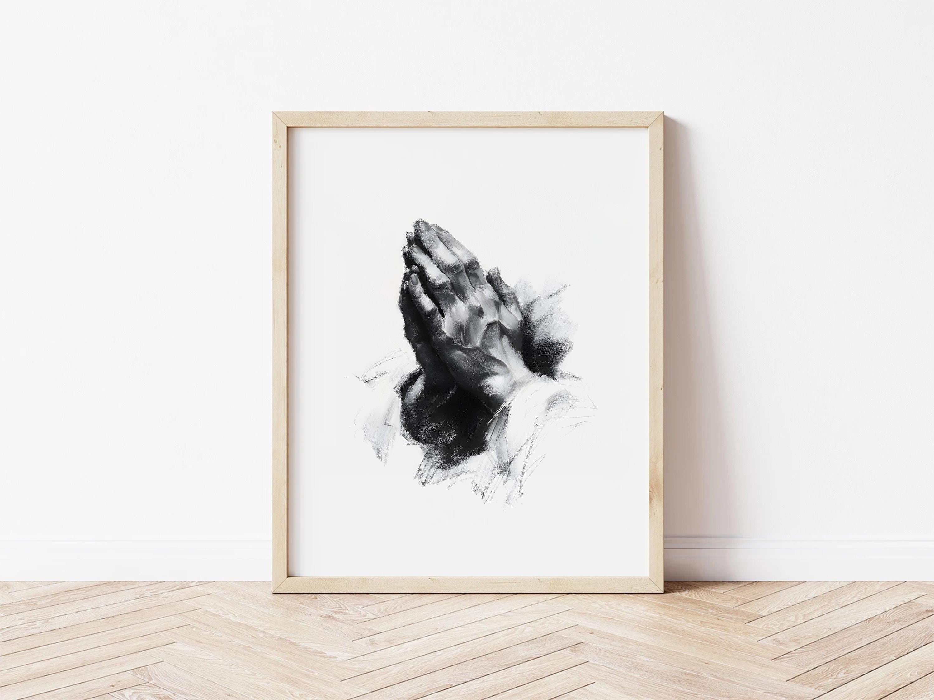 Pray Without Ceasing, Praying Art, Praying Hands Drawing