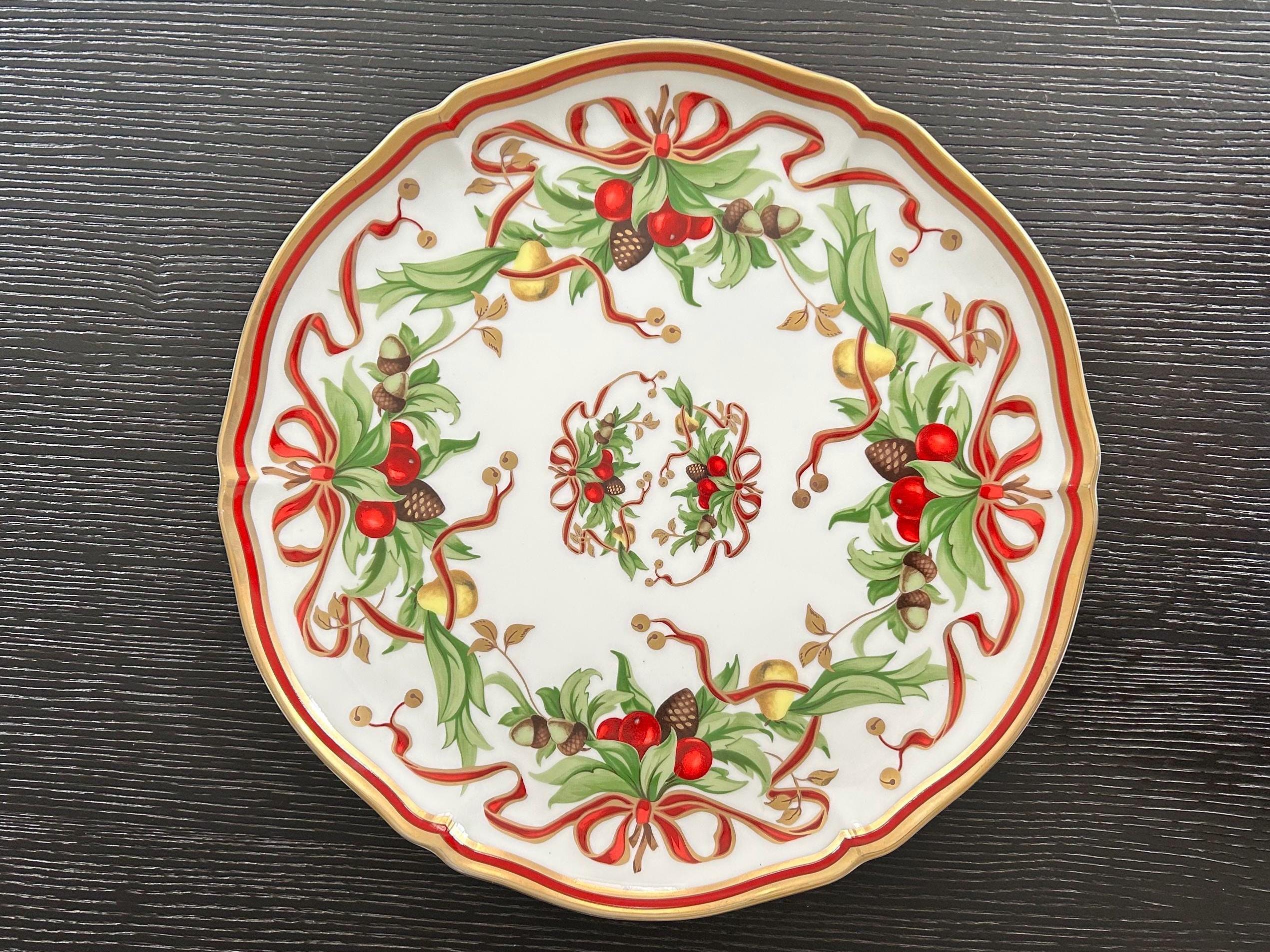 Tiffany and Co. Vintage Tiffany Holiday 12” Chop Plate Serving