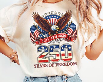 America 250th anniversary tee, Patriotic July 4th Shirt, USA Independence Day Flag Fireworks Shirt, Summer BBQ Tee, USA Eagle tee, group tee
