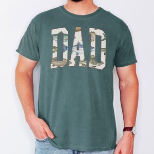 Comfort Color® Dad shirt, Fathers day gift, fishing Dad tee, vintage fishing tee, Dad fishing shirt, Dad T-shirt, mens shirt cool dad tshirt