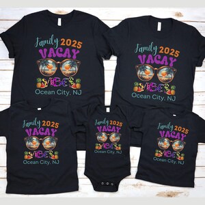Custom Family Vacay shirt, Personalized Family matching vacation shirt, Matching vacation tees, custom family trip shirt, 2025 custom family