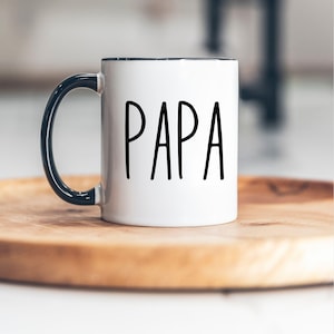 Papa mug Fathers day Papa mug, 15oz accent mug, Cool Papa mug Papa gift, birthday gift for Papa, 11oz papa mug, Christmas gift,best Papa mug