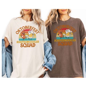 Comfort Color Oktoberfest Squad Shirt, Funny Oktoberfest Drinking team, Matching Group German Festival tee,Drinking Team German Oktoberfest