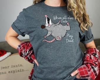 Opossum tshirt, Funny opossum shirt, possum tee, funny saying animal shirt, opossum lover shirt, trashcore shirt, funny trashcore