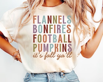 It's Fall Ya'll shirt, Fall tshirt, Autumn shirt, Fall season shirt, football shirt, Fall womens tees, Fall pumpkin tshirt, Fall lover shirt