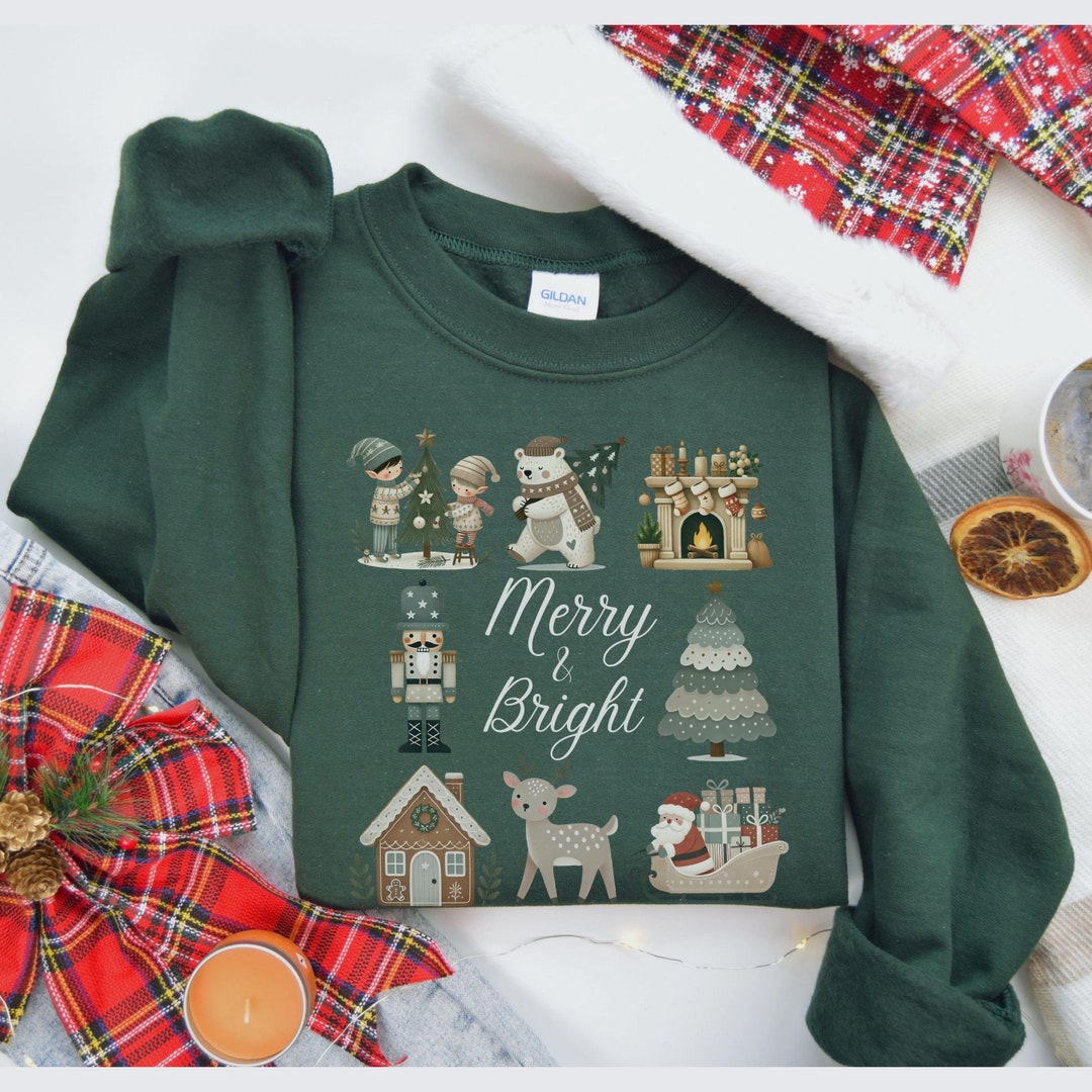 Harper Bright Graphic Christmas Pullover main image 1