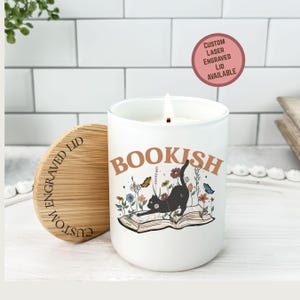 Book Lover Candle, Literary Gift, Funny Reading Candle, Bookish Aesthetic, Academia Gift, Bookworm Humor, Librarian Gifts, gift for reader