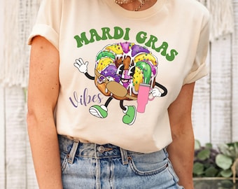 Mardi Gras Vibes Shirt, New Orleans boujee Shirt, Fat Tuesday group tee, Mardi Gras King Cake tee, Group Mardi Gras, Mardi Gras matching tee