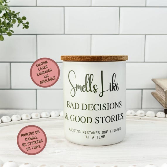 funny candle, gag gift candle, best friend gift, coworker gift, Smells like gift, funny birthday candle, white elephant gift, adult humor