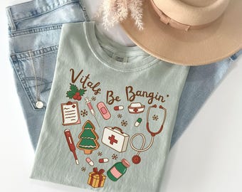 Christmas Nurse Shirt, Funny Medical xmas Tee, snarky humor nurse shirt, Nursing Holiday tee, Xmas Nurse Gift, funny Nurse Christmas tshirt