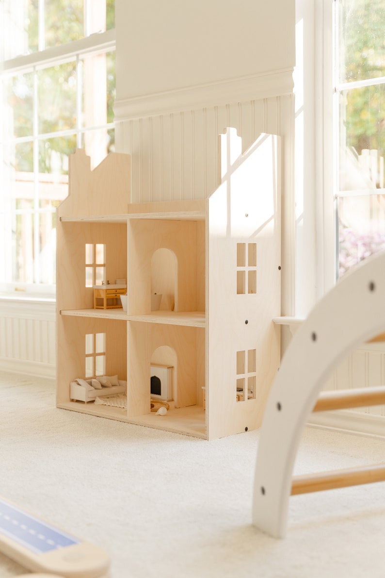 The Dollhouse Montessoriinspired Modern Design Small World Play Playroom Activity Furniture