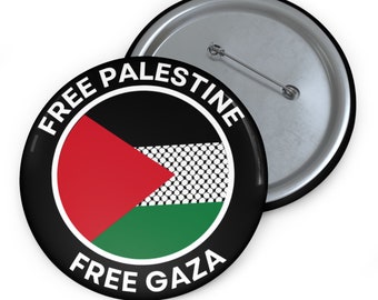 FREE PALESTINE Pin Flag Badge Button End The Occupation Gaza Pin