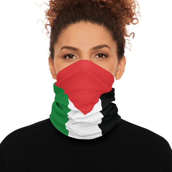 Free Palestine Flag Bandana Scarf Face Cover Neck Tube Scarf Stop Occupation Gaza