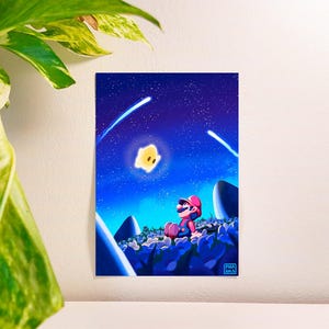 Super Mario Galaxy | Kunstdruck
