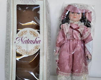 Vintage Natasha Porcelain Doll - 40cm - Etsy