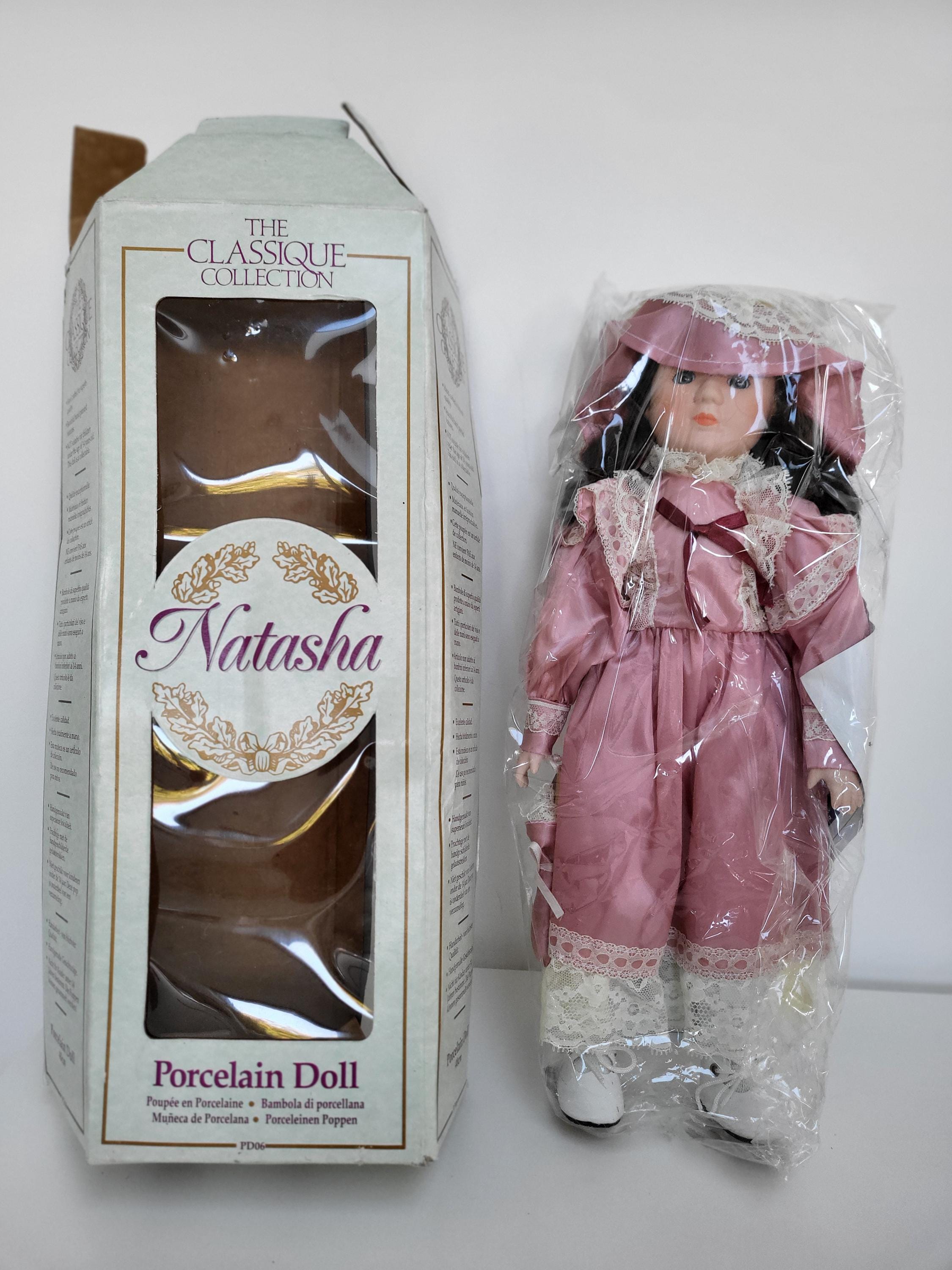 ビスクドール（Natasha ナターシャ）限定品 312/600 Vintage Natasha Porcelain Doll - 40cm - Etsy