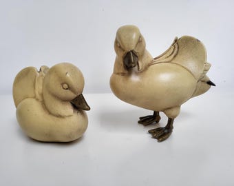 Elli Malevolti Duck Figurine: Hand-carved, Italian Art