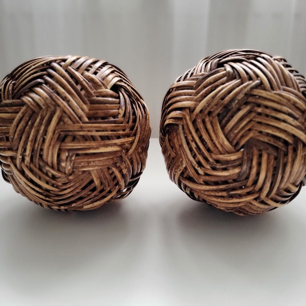 Rattan Balls Etsy