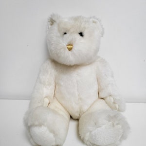 TY  Teddy Bear  Soft Toy. White Teddy Bear Plush Toy. Beautiful Plush Teddy Bear.