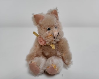 Osito de peluche vintage: peluche suave en miniatura