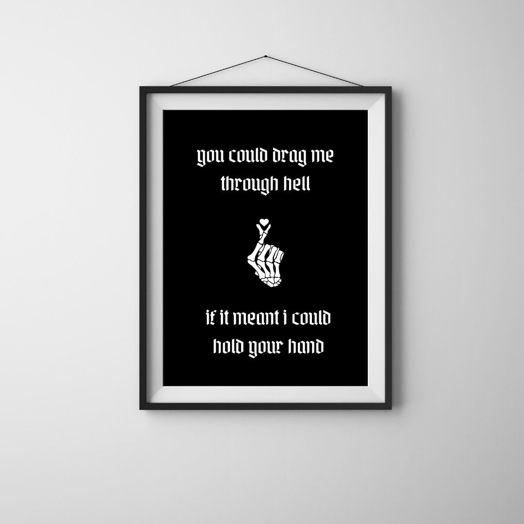 follow you ~ bring me the horizon digital print