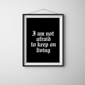 famous last words ~ my chemical romance digital print