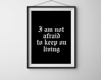 famous last words ~ my chemical romance digital print