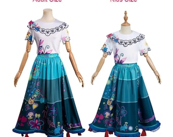Mirabel Costume - Embroideries Encanto - Mirabel Madrigal - Disney inspired Costume - High quality Mirabel Costum
