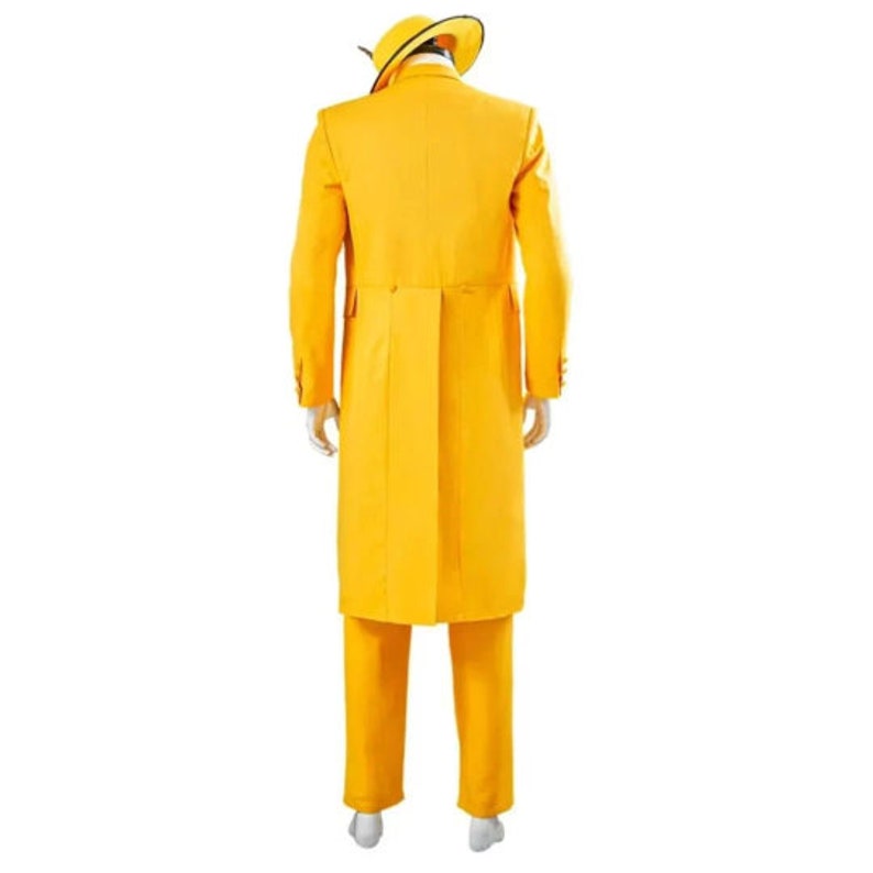The Mask Jim Carrey Costume Cosplay Yellow Suit Halloween zdjęcie 6