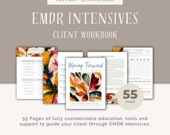 EMDR Intensive Client Workbook: Customizable Therapist Resource (PDF) Pinevilla