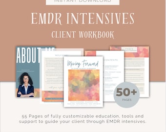 EMDR Intensive Client Workbook: Customizable Therapist Resource (PDF) Crystal