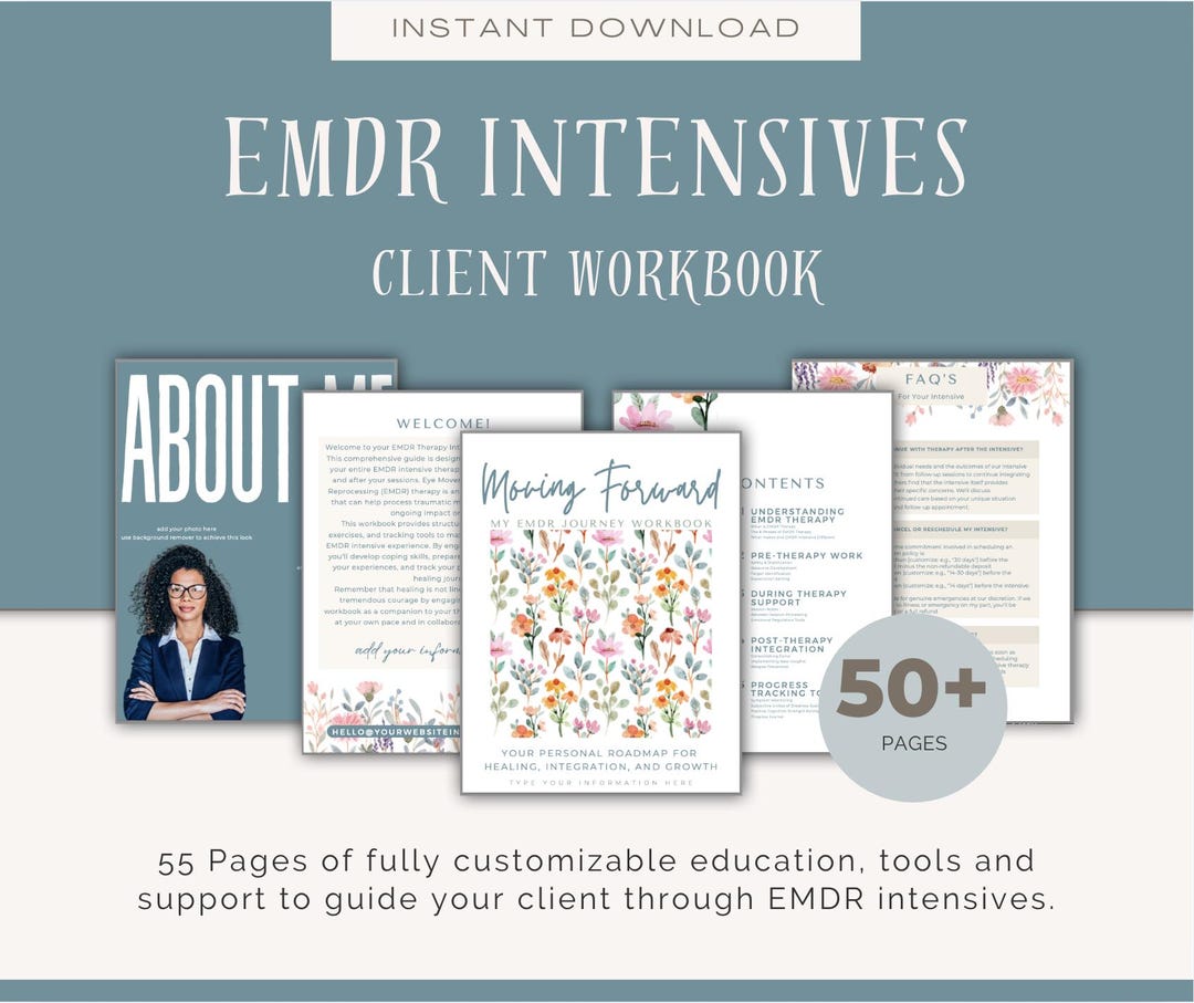 Emdr Brochure.pdf EMDR Intensive Therapy Workbook: Customizable Client Resource (editable ...