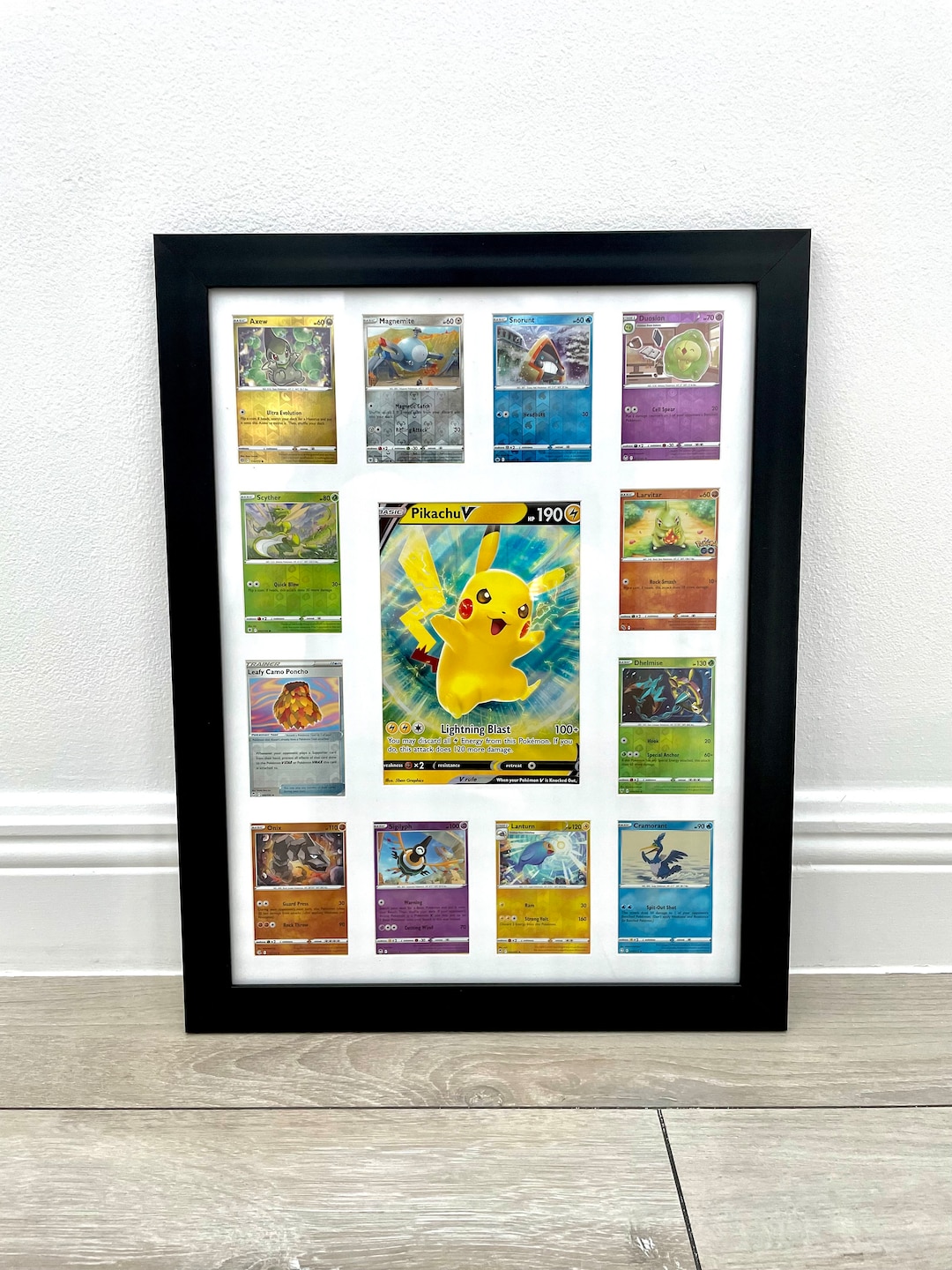 Pokemon Card Frame cards Included Etsy