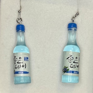 Korean Soju Bottle earrings
