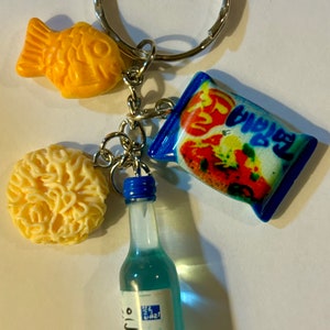 Korean Snacks Keychain