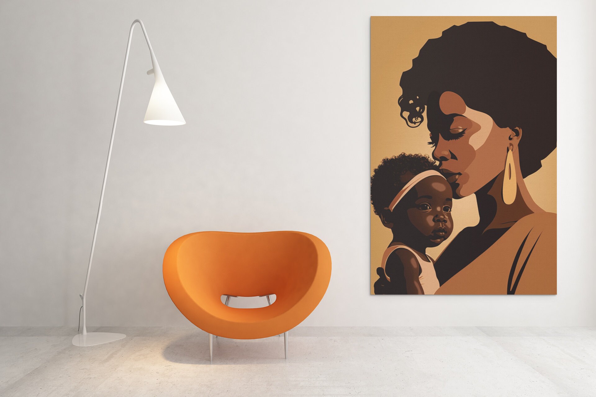 Black African American Art | Mother's Day Wall Art | 