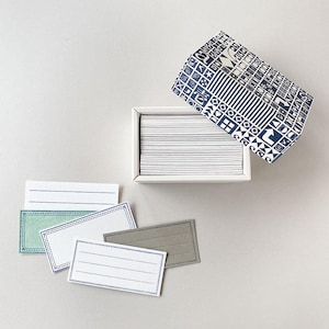 Juego de blocs de notas Yamazoe Printing LETTER PRESS BOX - 300 hojas con varios diseños / FukuyaFunji, regalo para mamá, regalo para papá