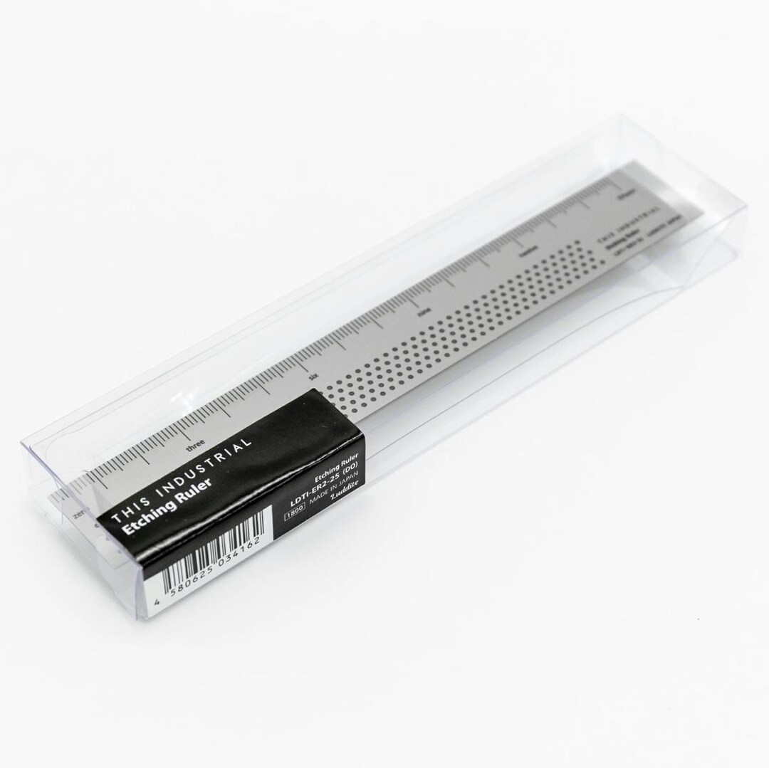 Japanese Stainless Steel Ruler: Hand-inked Matte Etched Scale - Etsy