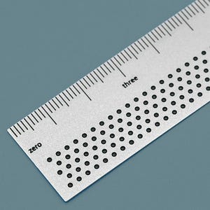 Japanese Stainless Steel Ruler: Hand-inked Matte Etched Scale - Etsy