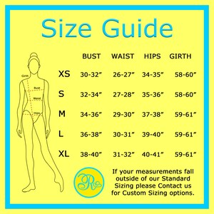 Puede incluir: Tabla de tallas con un dibujo de l&iacute;nea de un cuerpo de mujer con medidas etiquetadas para el busto, la cintura, las caderas y la circunferencia. La tabla muestra las tallas XS a XL con las medidas correspondientes en pulgadas.