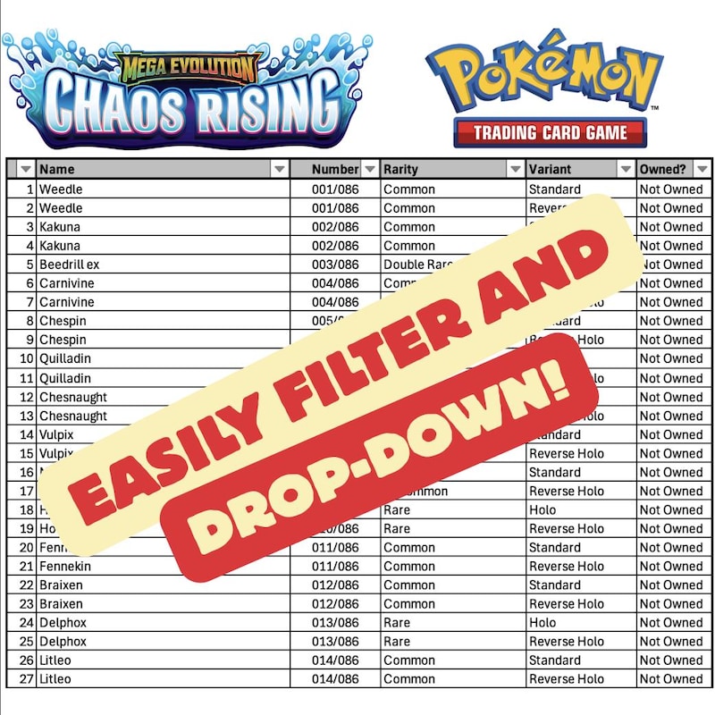 Chaos Rising Binder - Etsy