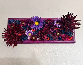 Flower Frame Wall Decor crafted