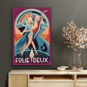 Jazz Age | Art Deco Vintage Poster of the Roaring 20&#39;s