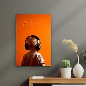 Young DJ | Do 4 Love | Digital Download Print of a Kiddo with DJ Headphones