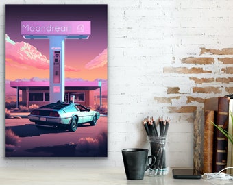 Parada de gasolina de Delorean / La máquina del tiempo de Regreso al futuro necesita gasolina