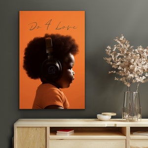 Do For Love Wall Art/ Unique Music Gift for Music Lovers/ DJ Room Decor