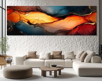Marble Abstract Wall Art – Marble Canvas Print – Modern Luxury Painting – Elegant Gift for Home, Office or Interior Design Lovers